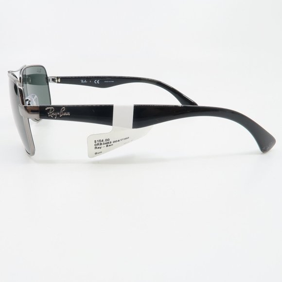 Ray-Ban RB3483 004/71 New Gunmetal & Black Sunglasses 60mm with defect - Picture 5 of 6